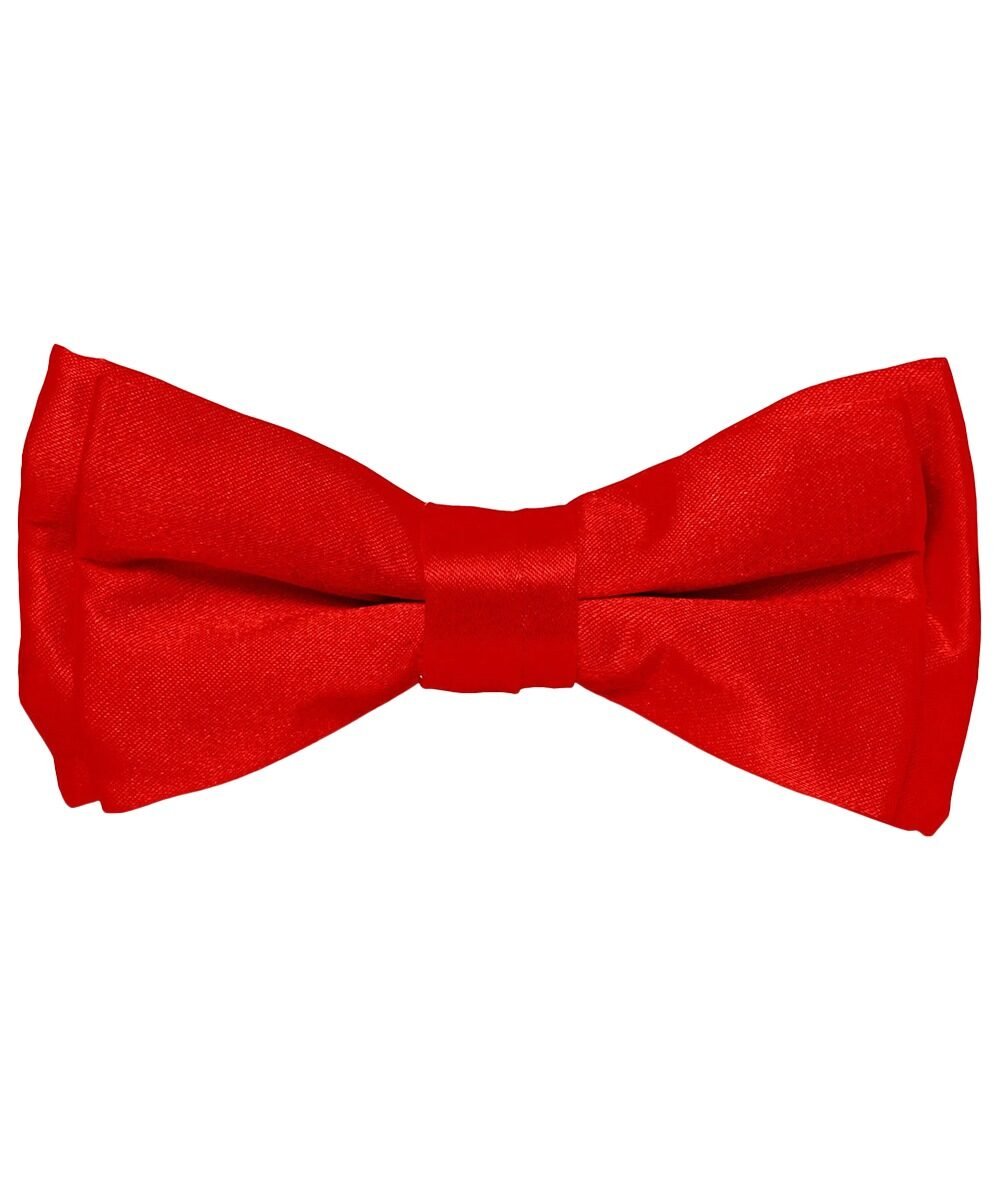 Boy's Solid Bow Tie by Vittorio Farina (boys - red) for Independent Retail Stores by Dubal Brothers