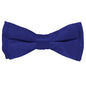 Boy's Solid Bow Tie by Vittorio Farina (boys - royal) for Independent Retail Stores by Dubal Brothers