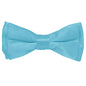 Boy's Solid Bow Tie by Vittorio Farina (boys - turquoise) for Independent Retail Stores by Dubal Brothers