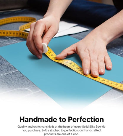 Boy's Solid Bow Tie by Vittorio Farina (boys - turquoise) for Independent Retail Stores by Dubal Brothers