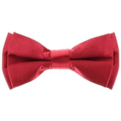 Boy's Solid Bow Tie by Vittorio Farina (boys - wine) for Independent Retail Stores by Dubal Brothers