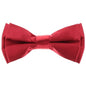 Boy's Solid Bow Tie by Vittorio Farina (boys - wine) for Independent Retail Stores by Dubal Brothers