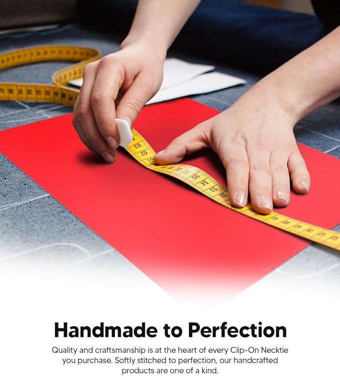 Boy's Solid Clip Necktie by Vittorio Farina (boys clip red 16in) for Independent Retail Stores by Dubal Brothers