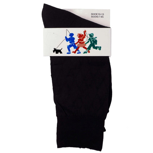 Boy's Solid Ribbed Anklet Dress Socks by Vittorio Farina (boys - socks - 7to8 - black_12) for Independent Retail Stores by Dubal Brothers