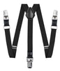 Boy's Solid Silver Clip End Suspender by Vittorio Farina (boys - suspender - black) for Independent Retail Stores by Dubal Brothers