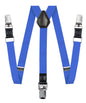 Boy's Solid Silver Clip End Suspender by Vittorio Farina (boys - suspender - royal) for Independent Retail Stores by Dubal Brothers