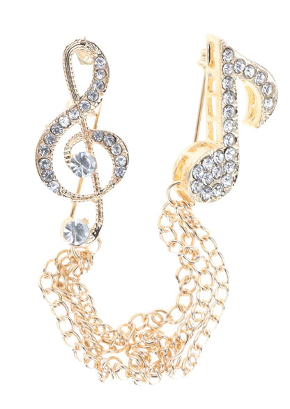 Brooch in a Gift Box by Vittorio Vico (brooch - mirror - white) for Independent Retail Stores by Dubal Brothers