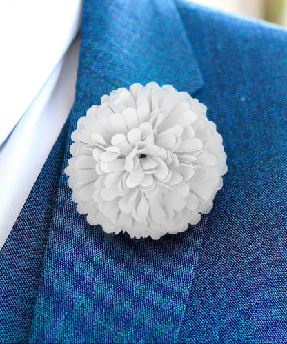 Carnation Flower Lapel Pin by Vittorio Vico (car - 002) for Independent Retail Stores by Dubal Brothers