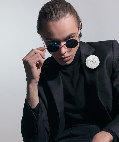 Carnation Flower Lapel Pin by Vittorio Vico (car - 002) for Independent Retail Stores by Dubal Brothers