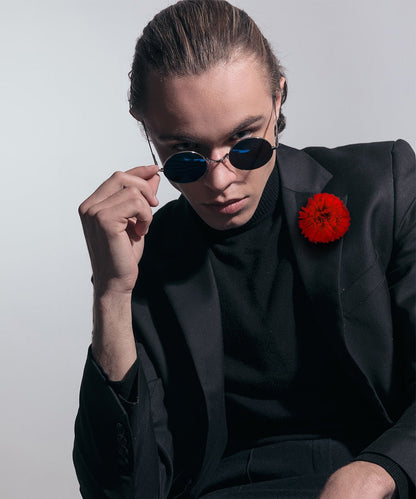 Carnation Flower Lapel Pin by Vittorio Vico (car - 003) for Independent Retail Stores by Dubal Brothers