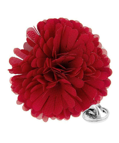 Carnation Flower Lapel Pin by Vittorio Vico (car - 004) for Independent Retail Stores by Dubal Brothers