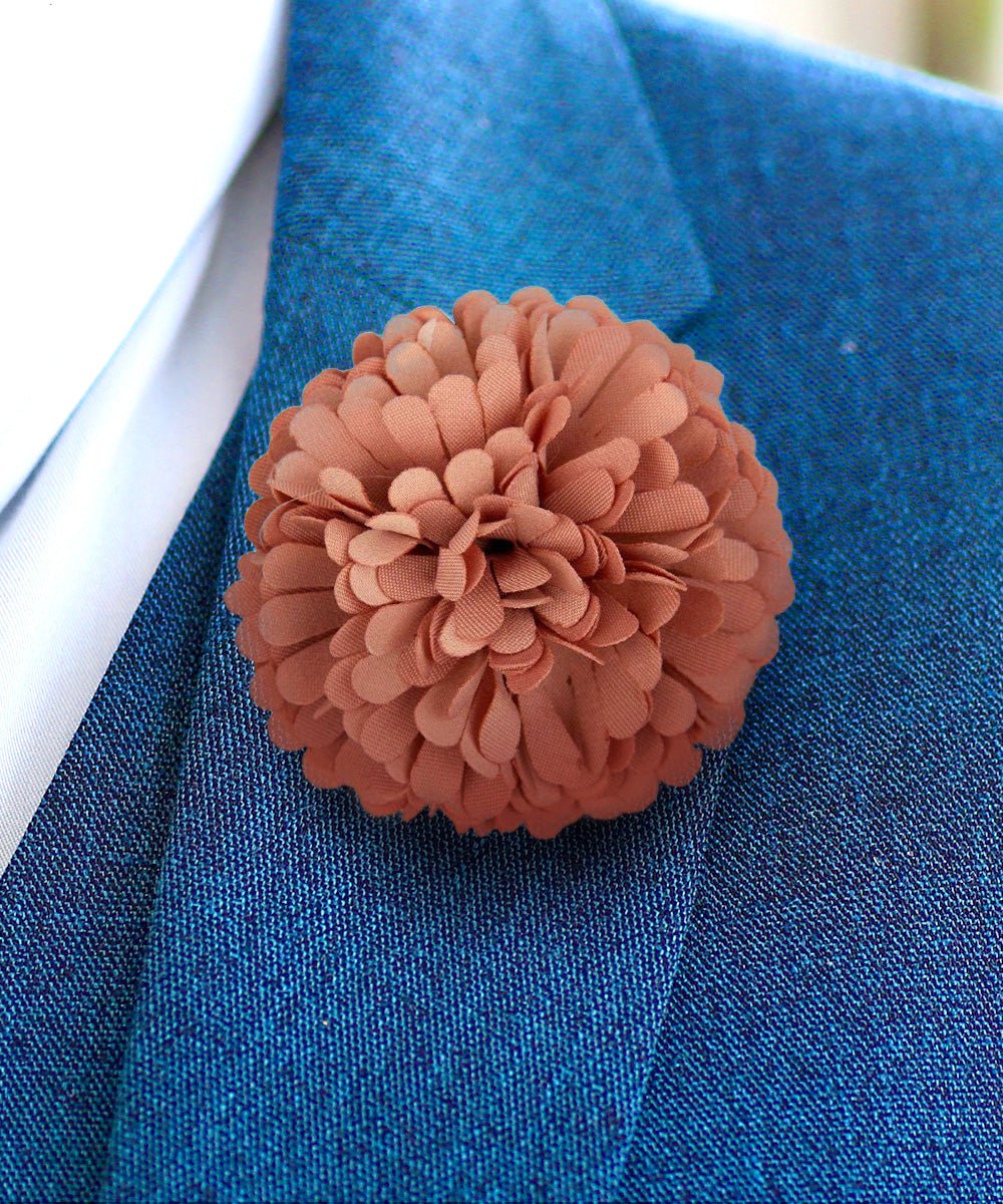 Carnation Flower Lapel Pin by Vittorio Vico (car - 008) for Independent Retail Stores by Dubal Brothers