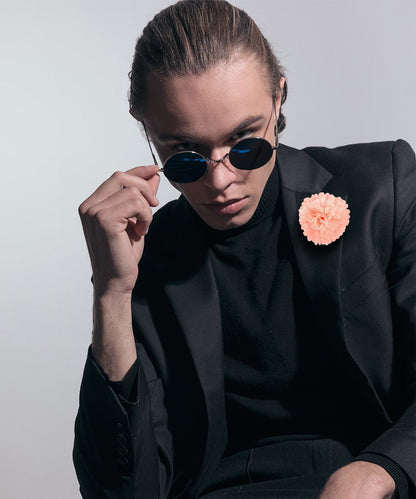 Carnation Flower Lapel Pin by Vittorio Vico (car - 010) for Independent Retail Stores by Dubal Brothers