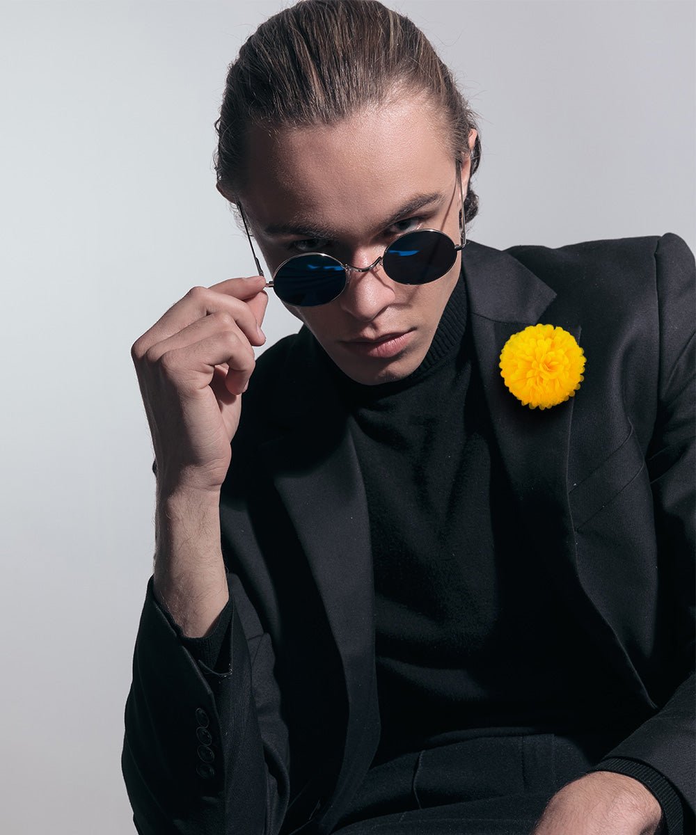 Carnation Flower Lapel Pin by Vittorio Vico (car - 011) for Independent Retail Stores by Dubal Brothers