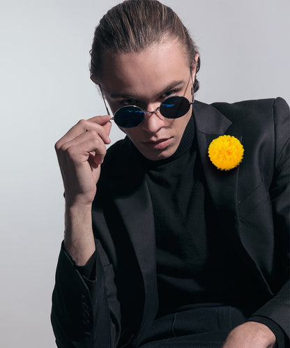 Carnation Flower Lapel Pin by Vittorio Vico (car - 011) for Independent Retail Stores by Dubal Brothers