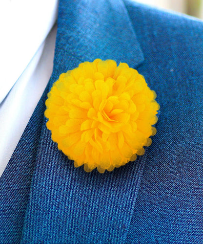 Carnation Flower Lapel Pin by Vittorio Vico (car - 011) for Independent Retail Stores by Dubal Brothers