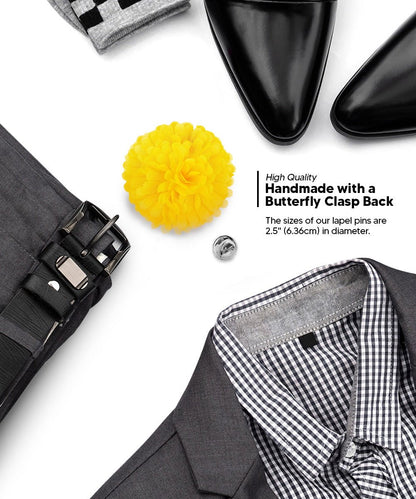 Carnation Flower Lapel Pin by Vittorio Vico (car - 012) for Independent Retail Stores by Dubal Brothers