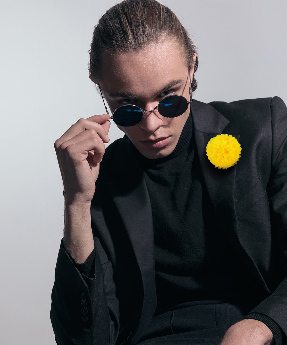 Carnation Flower Lapel Pin by Vittorio Vico (car - 012) for Independent Retail Stores by Dubal Brothers