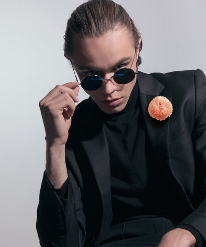 Carnation Flower Lapel Pin by Vittorio Vico (car - 014) for Independent Retail Stores by Dubal Brothers