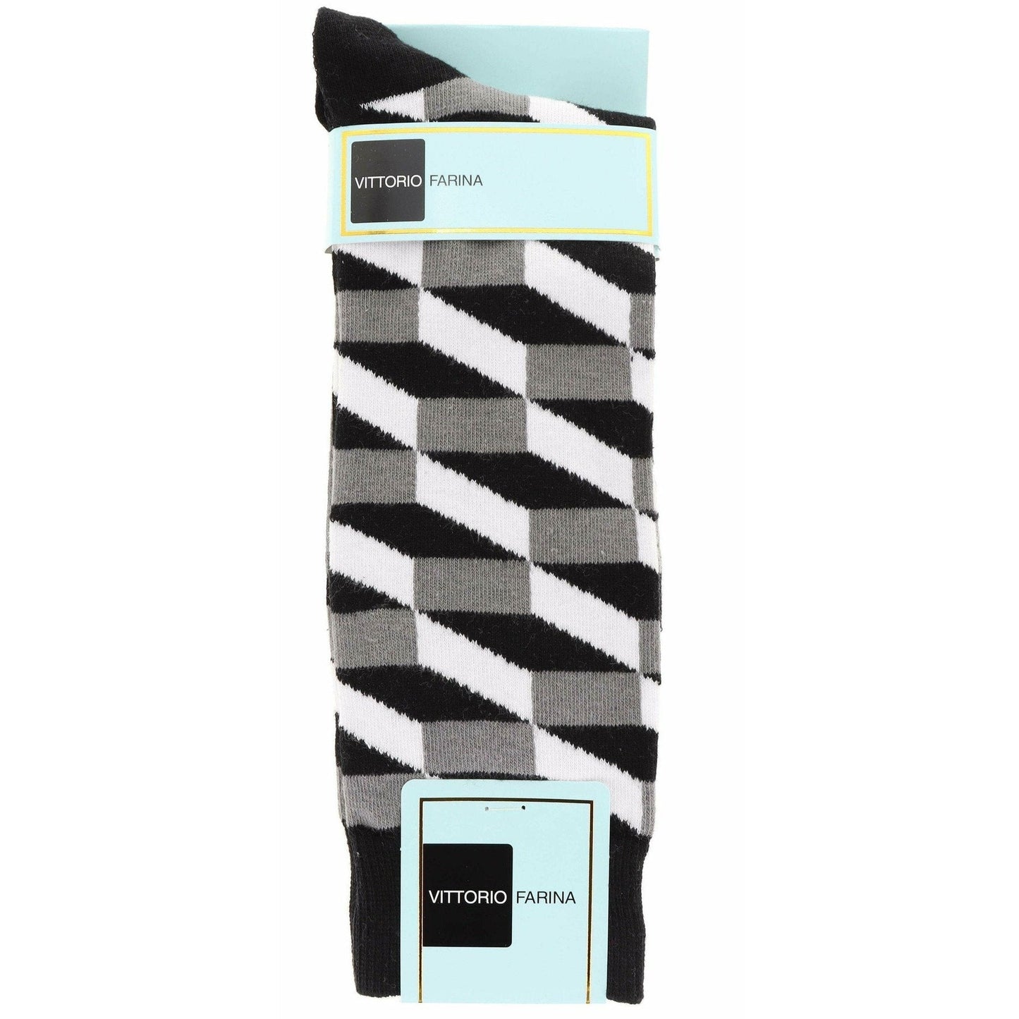 Checker Design Dress Socks by Vittorio Farina (sab - 217 - 6) for Independent Retail Stores by Dubal Brothers