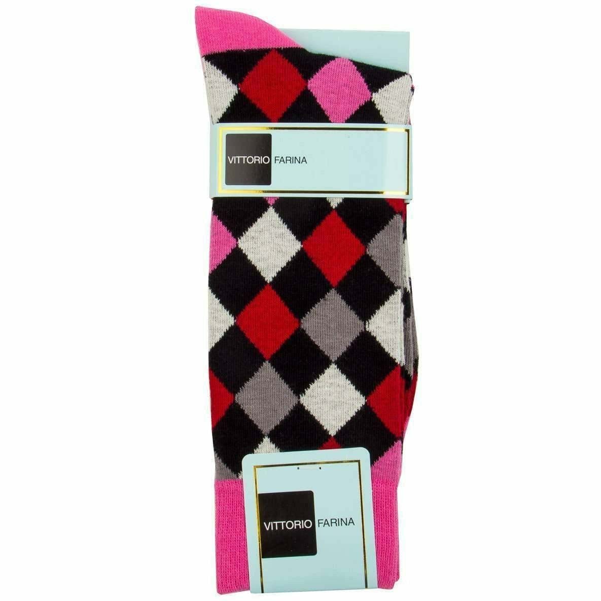 Diamond Argyle Design Dress Socks by Vittorio Farina (sab - 038 - 6) for Independent Retail Stores by Dubal Brothers