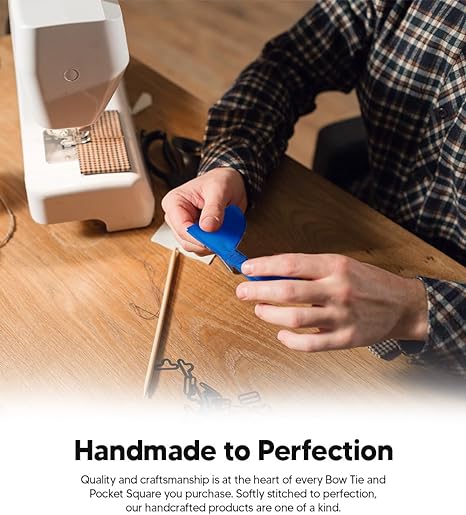 Edwardian Solid Bow Tie & Pocket Square in a Box by Vittorio Farina (td - 006) for Independent Retail Stores by Dubal Brothers