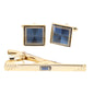 Enamel Cufflinks & Tie Bar Set in a Box by Vittorio Vico (ce - 019) for Independent Retail Stores by Dubal Brothers