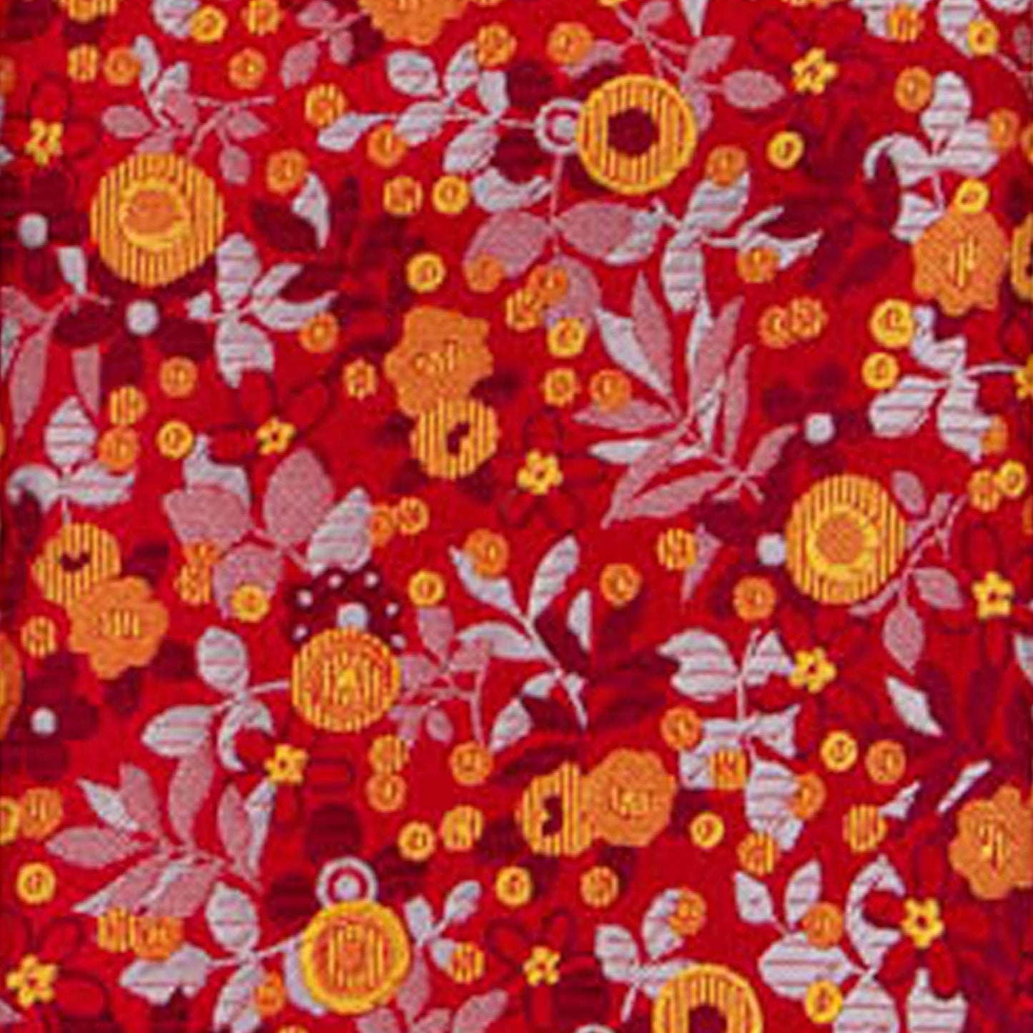 Floral Design Necktie & Pocket Square by Vittorio Farina (NH-D-1115) for Independent Retail Stores by Dubal Brothers
