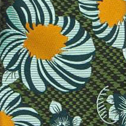 Floral Design Necktie & Pocket Square by Vittorio Farina (NH-D-1115) for Independent Retail Stores by Dubal Brothers