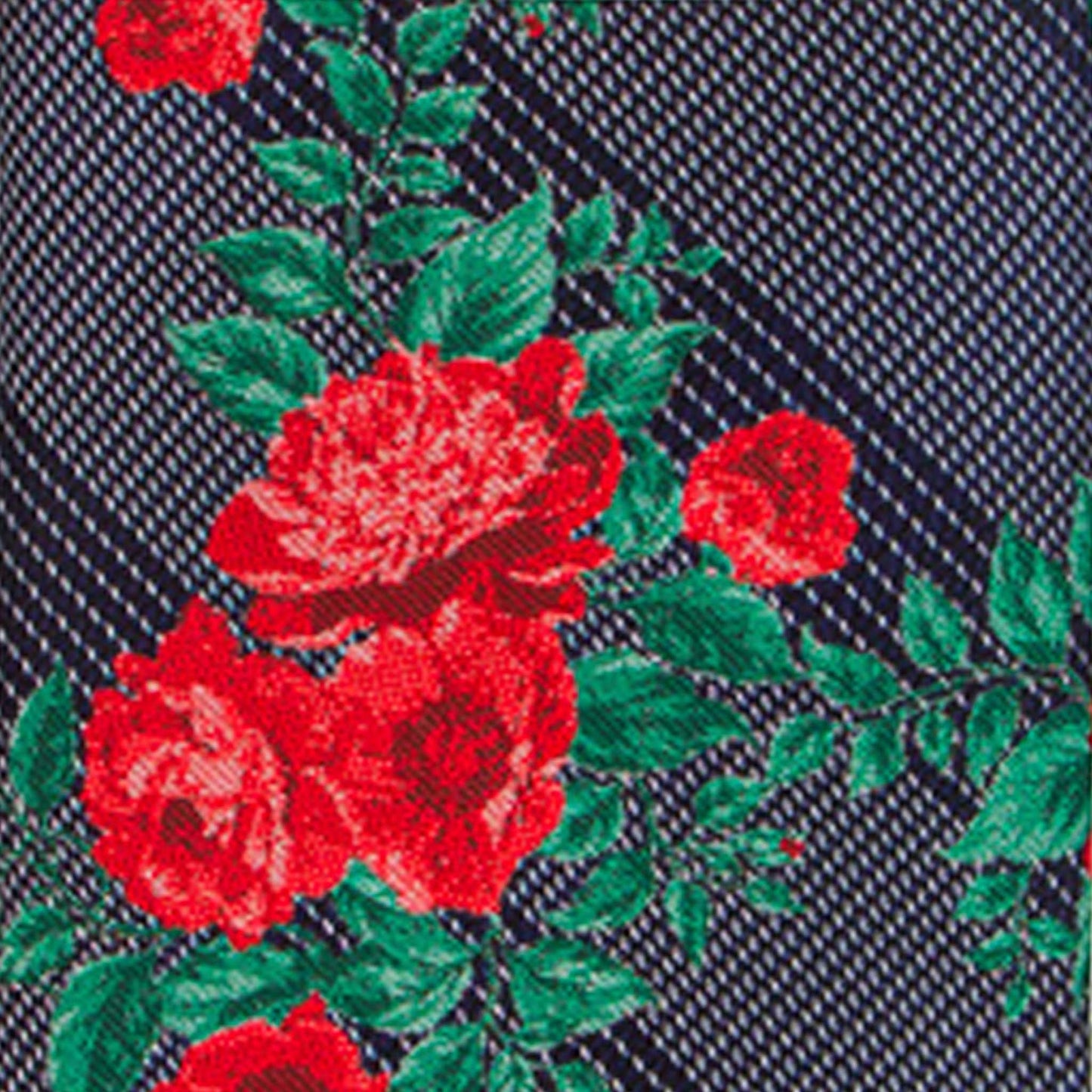 Floral Design Necktie & Pocket Square by Vittorio Farina (NH - D - 1115) for Independent Retail Stores by Dubal Brothers