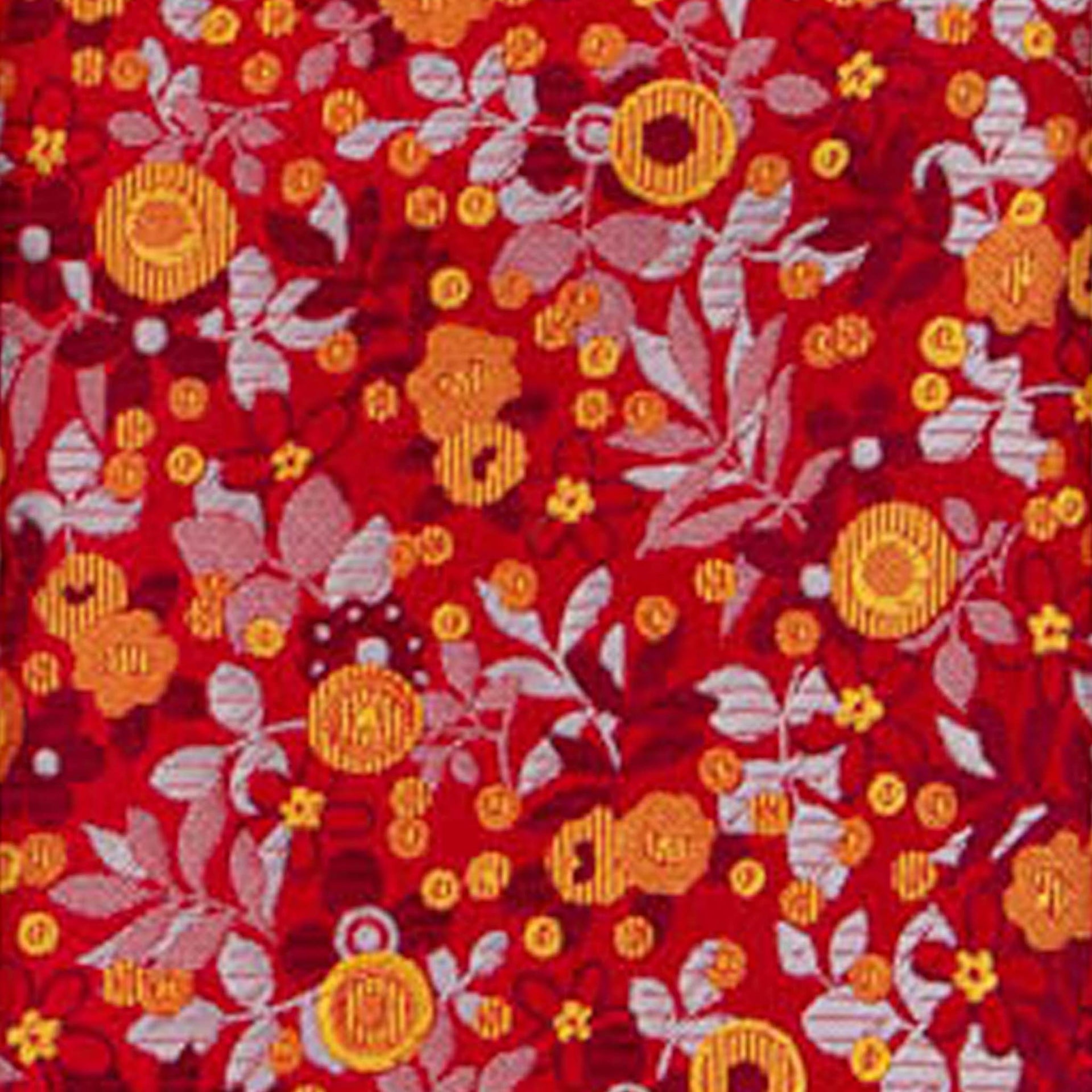 Floral Design Necktie & Pocket Square by Vittorio Farina (NH - D - 1115) for Independent Retail Stores by Dubal Brothers