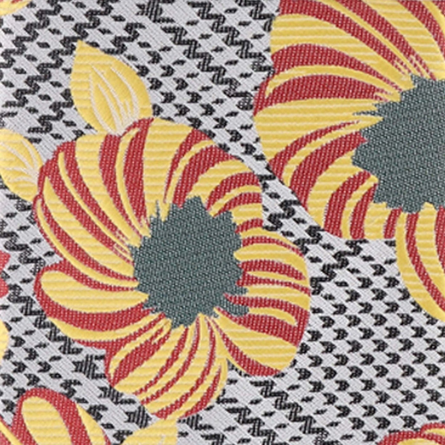 Floral Design Necktie & Pocket Square by Vittorio Farina (NH-D-1115) for Independent Retail Stores by Dubal Brothers
