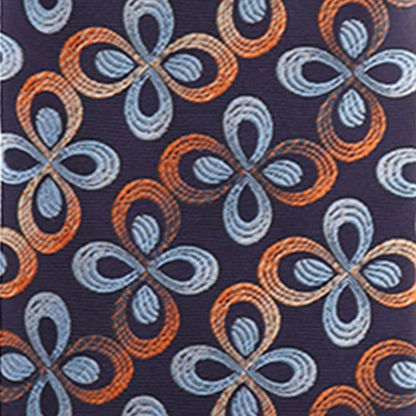 Floral Design Necktie & Pocket Square by Vittorio Farina (NH-D-1175) for Independent Retail Stores by Dubal Brothers