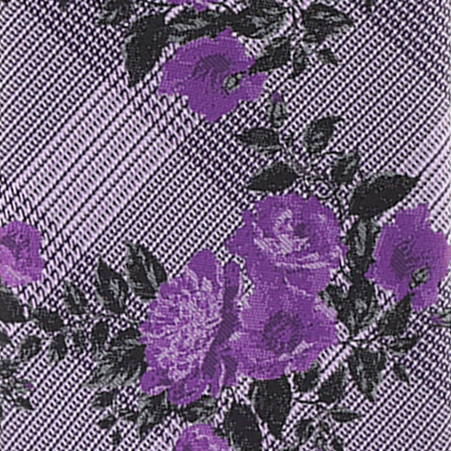 Floral Design Necktie & Pocket Square by Vittorio Farina (NH - D - 1177) for Independent Retail Stores by Dubal Brothers