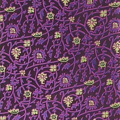 Floral Design Necktie & Pocket Square by Vittorio Farina (NH - D - 1200) for Independent Retail Stores by Dubal Brothers