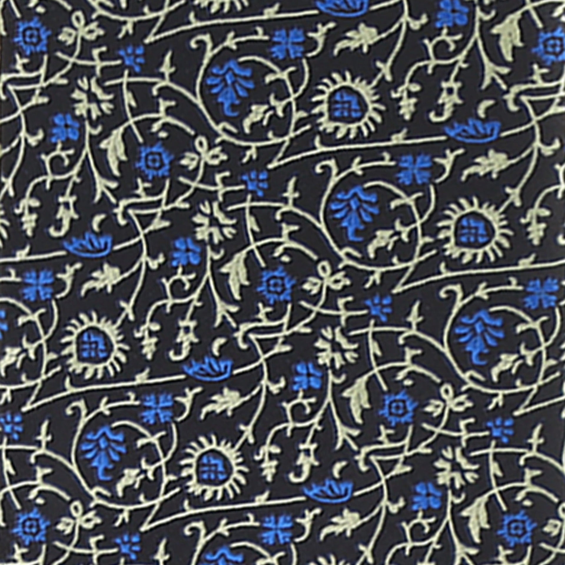 Floral Design Necktie & Pocket Square by Vittorio Farina (NH-D-1201) for Independent Retail Stores by Dubal Brothers