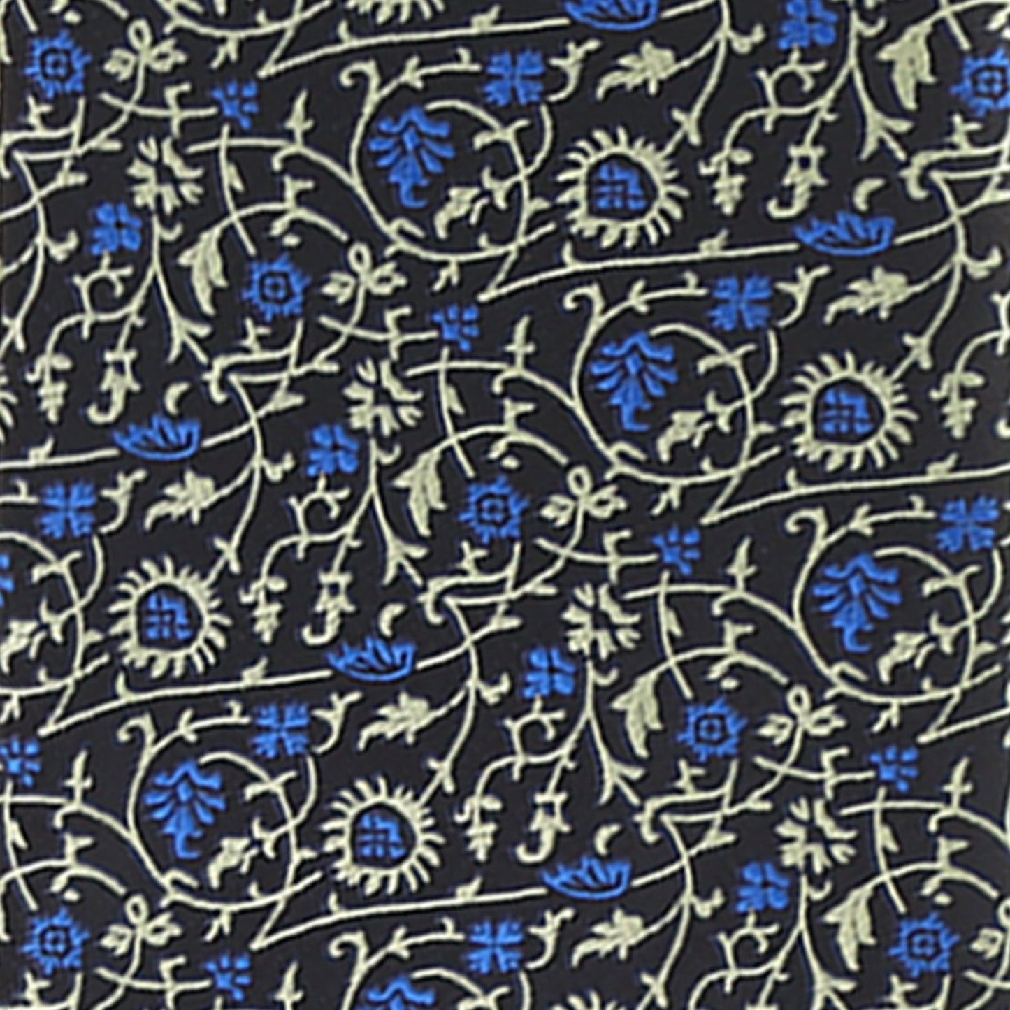 Floral Design Necktie & Pocket Square by Vittorio Farina (NH - D - 1201) for Independent Retail Stores by Dubal Brothers