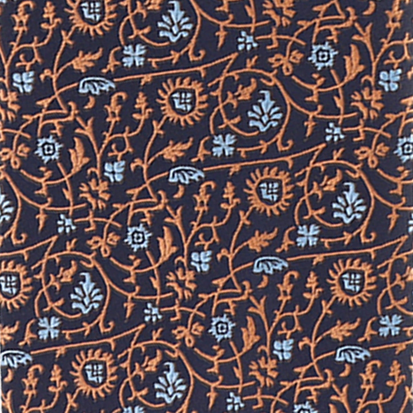 Floral Design Necktie & Pocket Square by Vittorio Farina (NH - D - 1202) for Independent Retail Stores by Dubal Brothers