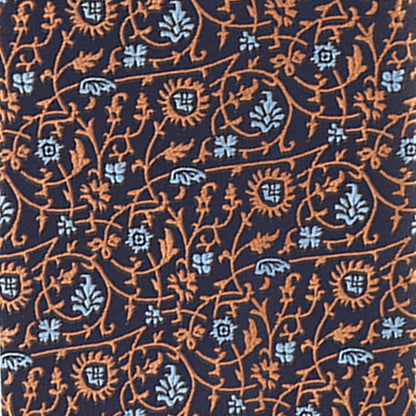 Floral Design Necktie & Pocket Square by Vittorio Farina (NH - D - 1202) for Independent Retail Stores by Dubal Brothers