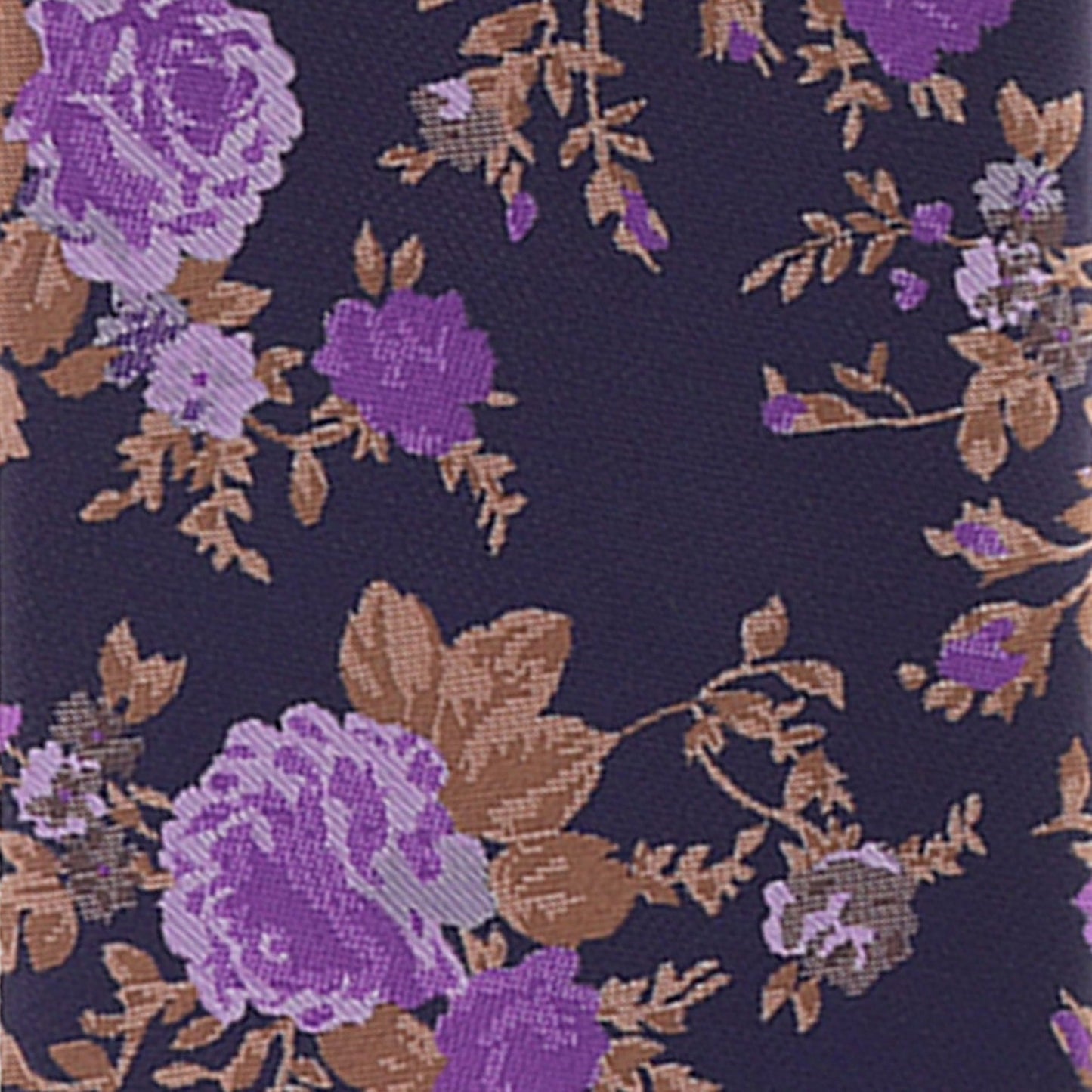 Floral Design Necktie & Pocket Square by Vittorio Farina (NH - D - 1225) for Independent Retail Stores by Dubal Brothers