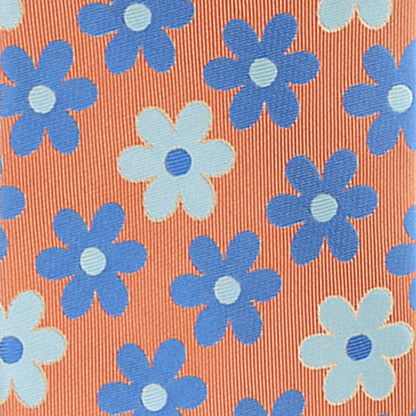 Floral Design Necktie & Pocket Square by Vittorio Farina (NH-D-1227) for Independent Retail Stores by Dubal Brothers