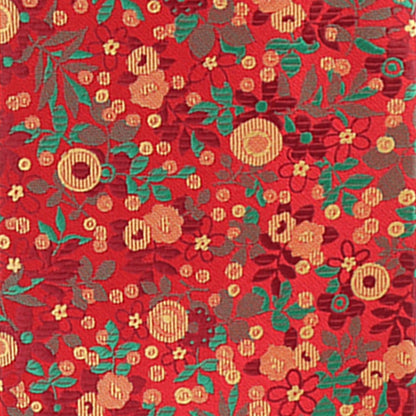Floral Design Necktie & Pocket Square by Vittorio Farina (NH-D-1270) for Independent Retail Stores by Dubal Brothers