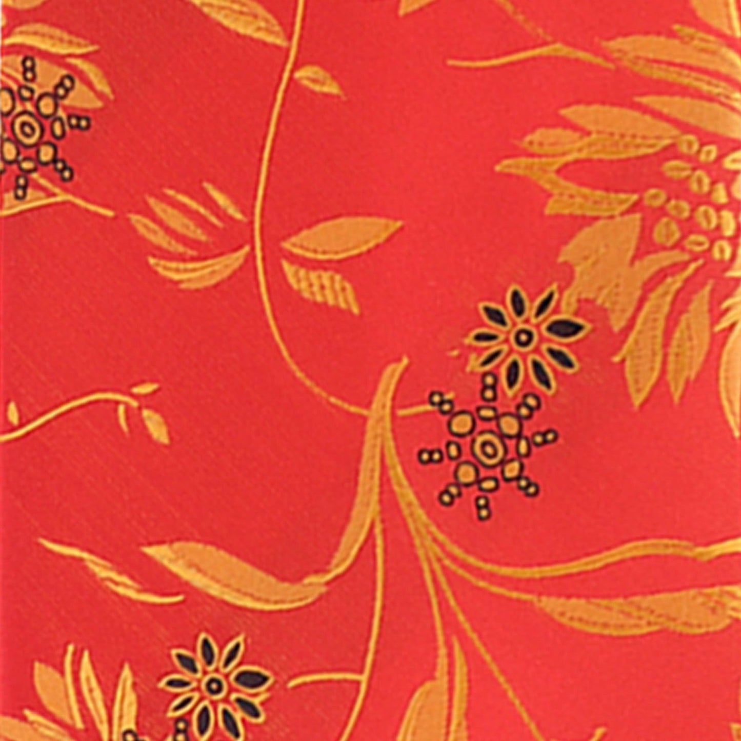 Floral Design Necktie & Pocket Square by Vittorio Farina (NH - D - 1295) for Independent Retail Stores by Dubal Brothers