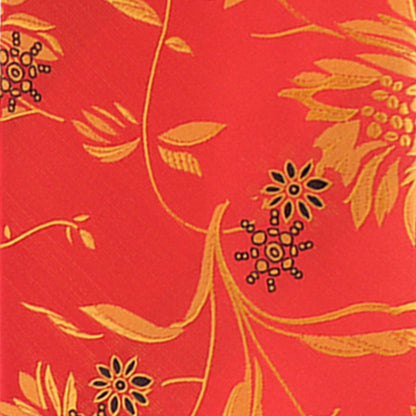 Floral Design Necktie & Pocket Square by Vittorio Farina (NH - D - 1295) for Independent Retail Stores by Dubal Brothers