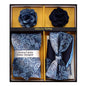 Vittorio Farina Men's Design Necktie, Bow Tie, Pocket Squares and Flower Lapel Pin in a Gift Box - GB - NHBL - D_21055 - Classy Cufflinks