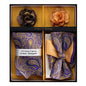 Vittorio Farina Men's Design Necktie, Bow Tie, Pocket Squares and Flower Lapel Pin in a Gift Box - GB - NHBL - D_21063 - Classy Cufflinks