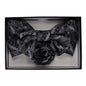 Vittorio Farina Men's Design XL Bow Tie, Pocket Square and Flower Lapel Pin in Gift Box - GB - XLBHL_2128 - Classy Cufflinks