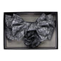 Vittorio Farina Men's Design XL Bow Tie, Pocket Square and Flower Lapel Pin in Gift Box - GB - XLBHL_2129 - Classy Cufflinks