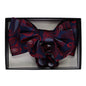 Vittorio Farina Men's Design XL Bow Tie, Pocket Square and Flower Lapel Pin in Gift Box - GB - XLBHL_2134 - Classy Cufflinks