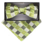 Geometric Design Bow Tie & Pocket Square in a Box by Vittorio Farina (BH - D - 21012) for Independent Retail Stores by Dubal Brothers
